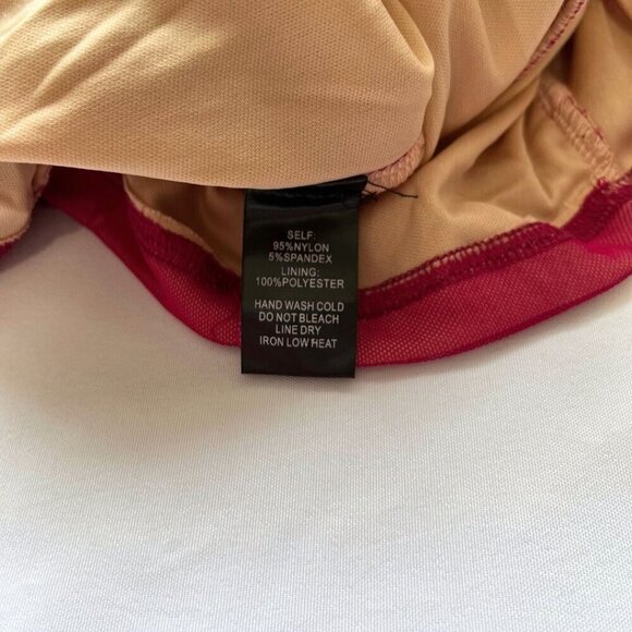 NWT LULUS ALTO RASPBERRY PINK RUCHED MESH FRILLY MINI BODYCON COCKTAIL DRESS - Picture 8 of 9